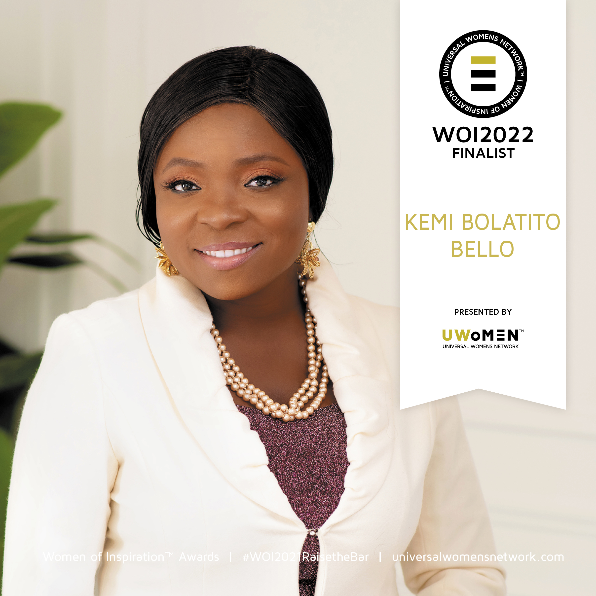 Nominee Oluwakemi Bolatito Bello Universal Womens Network 