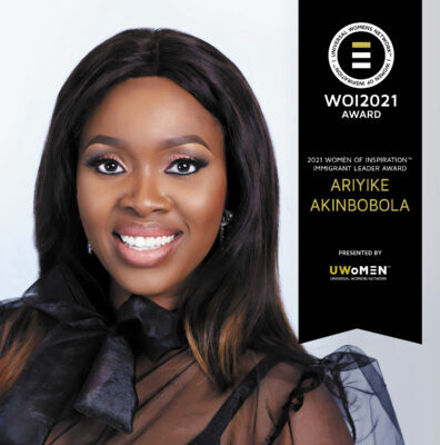 Ariyike Akinbobola – 2021 Women of Inspiration™ Immigrant Leader Award
