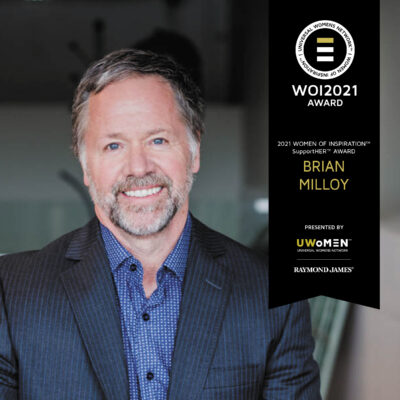 Brian Milloy – 2021 Women of Inspiration™ SupportHER™ Award