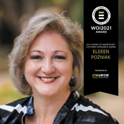 Eldeen Pozniak – 2021 Women of Inspiration™ Customer Experience Award