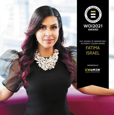 Fatima Israel – 2021 Women of Inspiration™ Authentic Leader Award