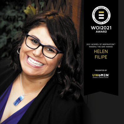 Helen Filipe – 2021 Women of Inspiration™ Raising the Bar Award
