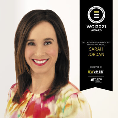 Sarah Jordan – 2021 Women of Inspiration™ Innovation Award