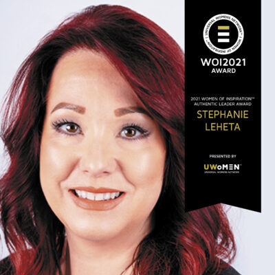 Stephanie Leheta – 2021 Women of Inspiration™ Authentic Leader Award