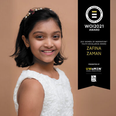 Zafina Zaman – 2021 Women of Inspiration™ Youth Excellence Award